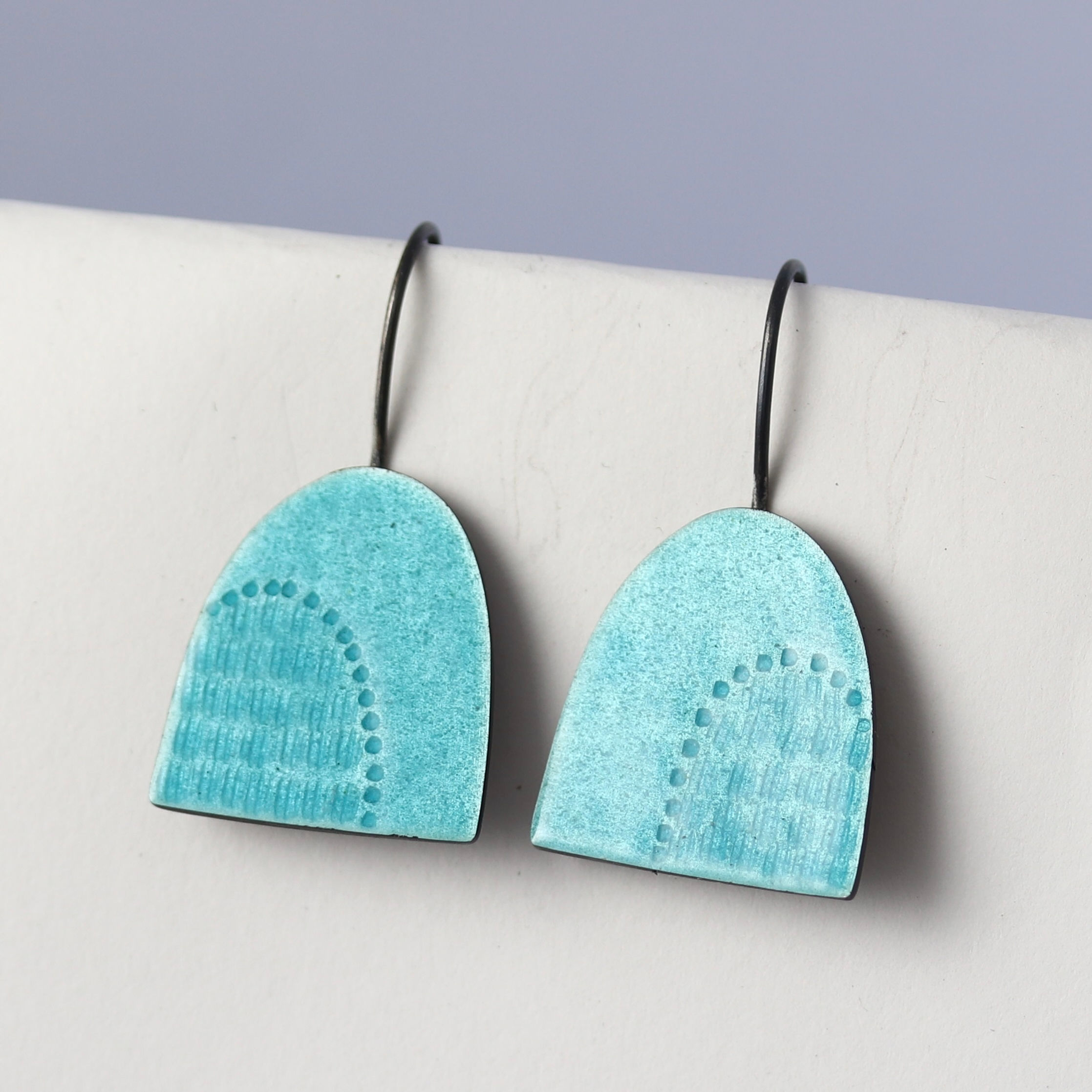 New Arch Earrings - Turquoise