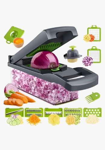 Miniatura: Cortador Fatiador E Ralador De Vegetais Legumes E Frutas Lâmina Inox