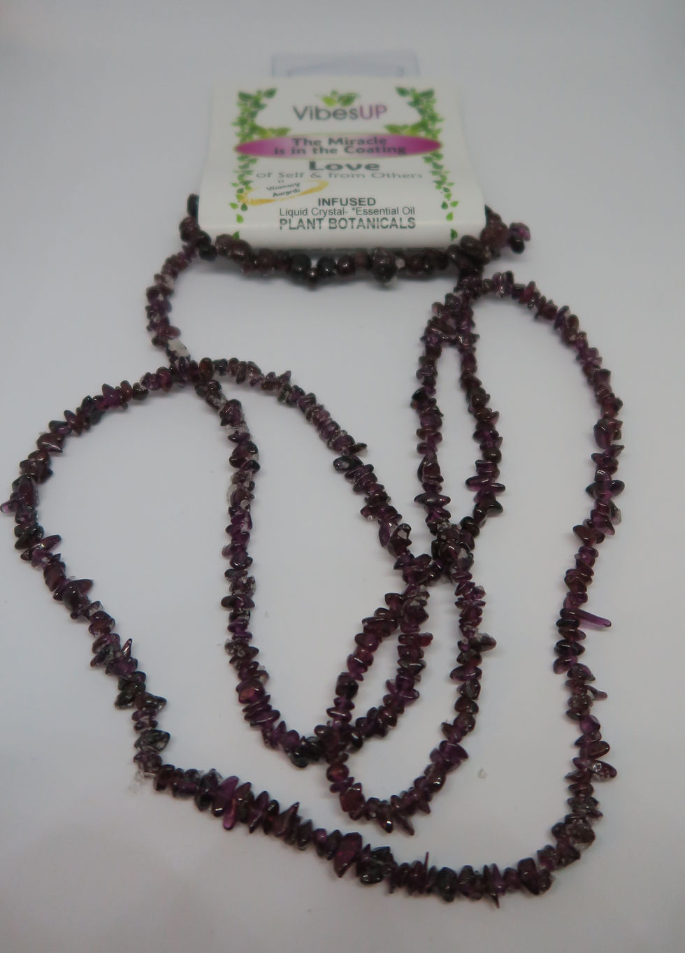 Thumbnail: Genuine Garnet Necklace and Bracelet Set