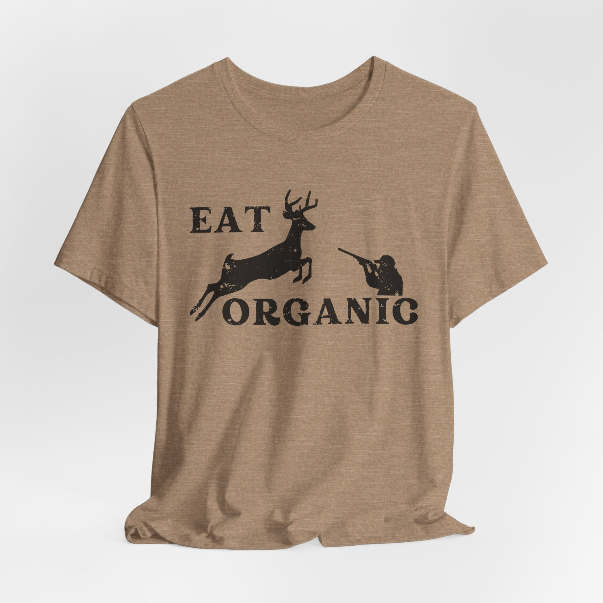 Eat Organic Deer Hunter T-Shirt