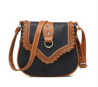 Thumbnail: Retro floral embossed bag boho country girl leatherette