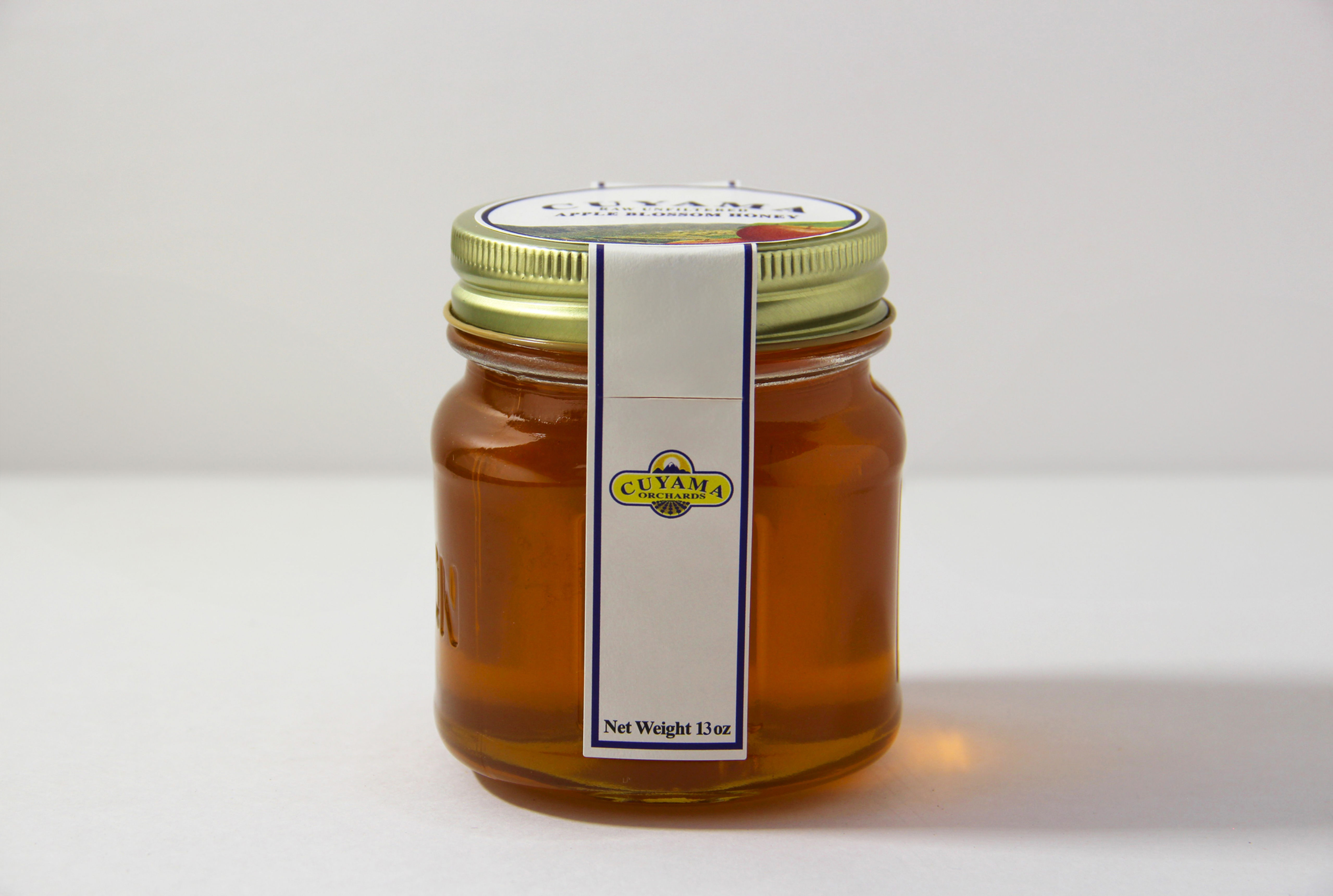 A Jar of Cuyama Orchards Raw Unfiltered Grade B Apple Blossom Honey