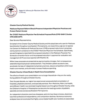 Medicare Payment Reform Should Preserve Independent Physician Practices andProtect Patient Access