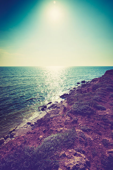 Coastline at Sunset