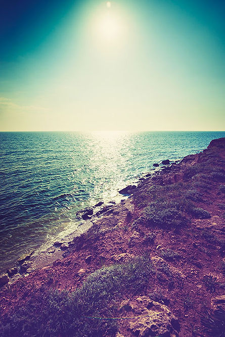 Coastline at Sunset