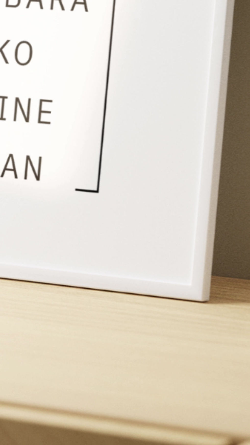 Miniaturbild: Familie HausLinie ❤ Personalisiertes Familien Poster