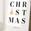 Miniaturbild: Christmas Typografie  ❤ Personalisiertes Poster