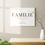 Miniaturbild: Familienname Querformat ❤ Personalisiertes Familien Poster