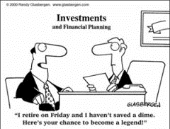 Financial planning cartoon by Randy Glasbergen