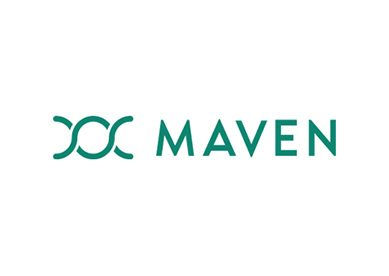 Maven logo with double helix icon