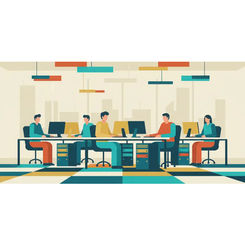 Data center infrastructure supporting scalable and secure technology solutions for businesses