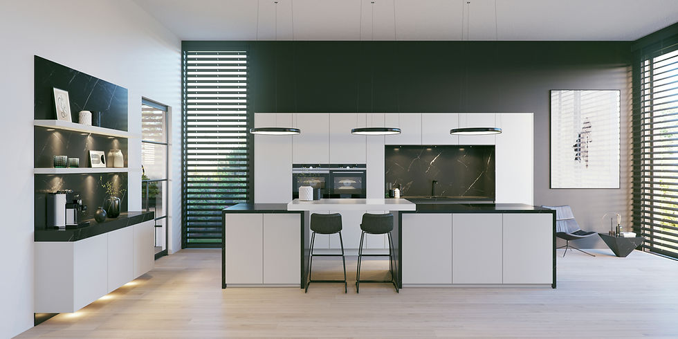 White contemporary kitchen