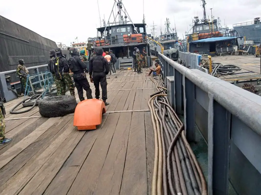 JTF Impounds Vessel Laden With 300,000 Litres Of Illegally Refined Diesel In Rivers