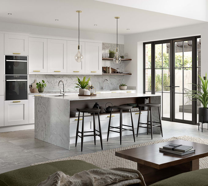 Classic White Shaker kitchen