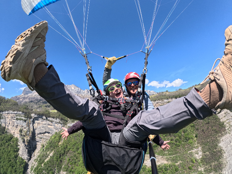 Témoignages de baptême de parapente en Isère