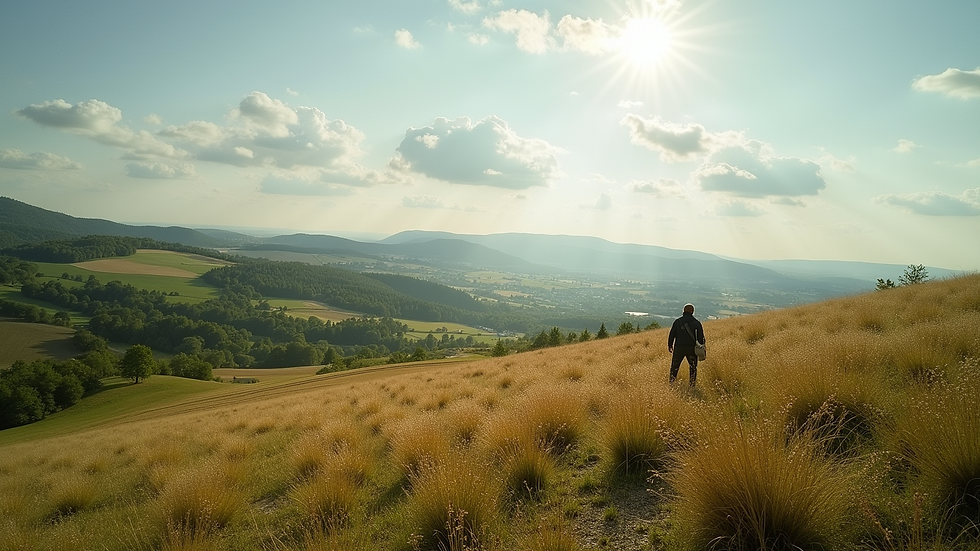 Wide angle view of the stunning landscape of Saint Hilaire du Touvet