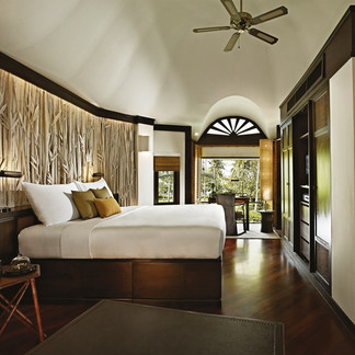 A bedroom at the Rayavadee hotel