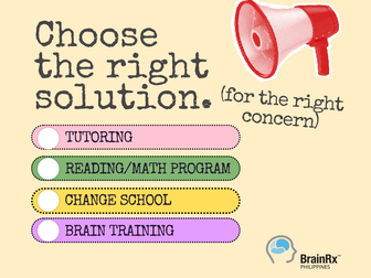 Quick tips for choosing the right solution for your child!