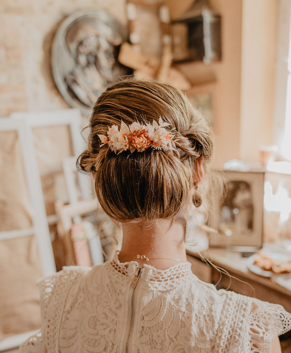 Miniature : Peigne Rose
