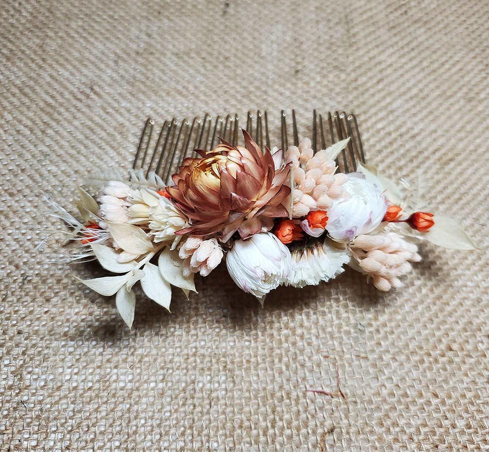 Miniature : Peigne Rose