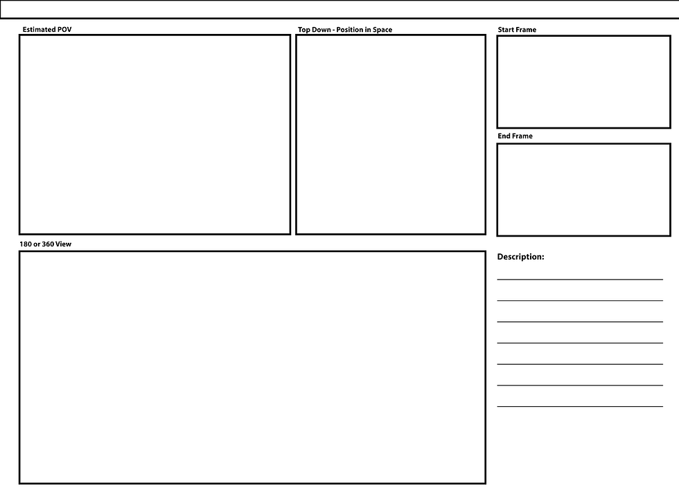 spatial storyboards for augmented reality and virtual reality storytelling