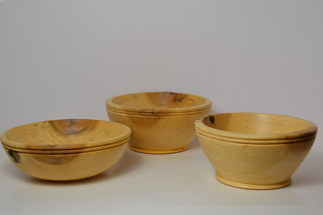 Sycamore Bowls - Set of 3