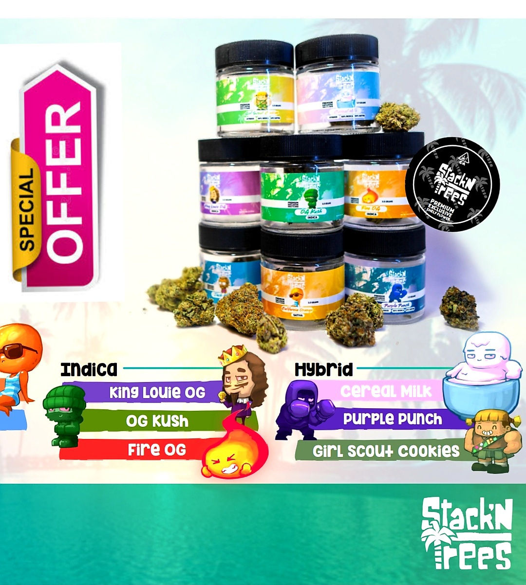 Stack’N Trees 3.5g Premium Flower THC (30.81%)