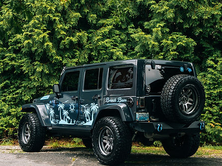 Jeep detail Jeepers back the blue Infidel Jeepers Mobile Detailing Near me Deep clean