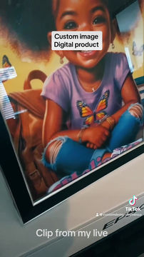 Digital African American school girl and school boy