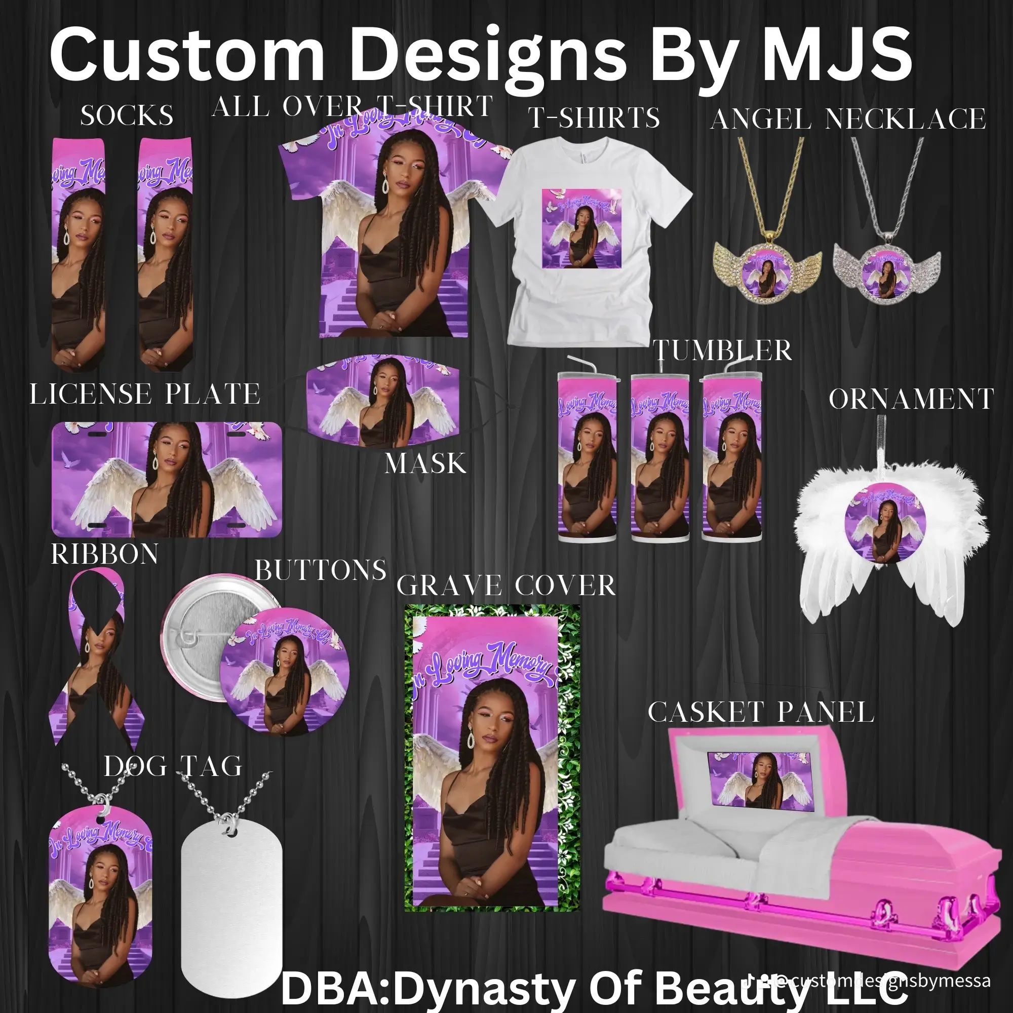 Custom memorial items