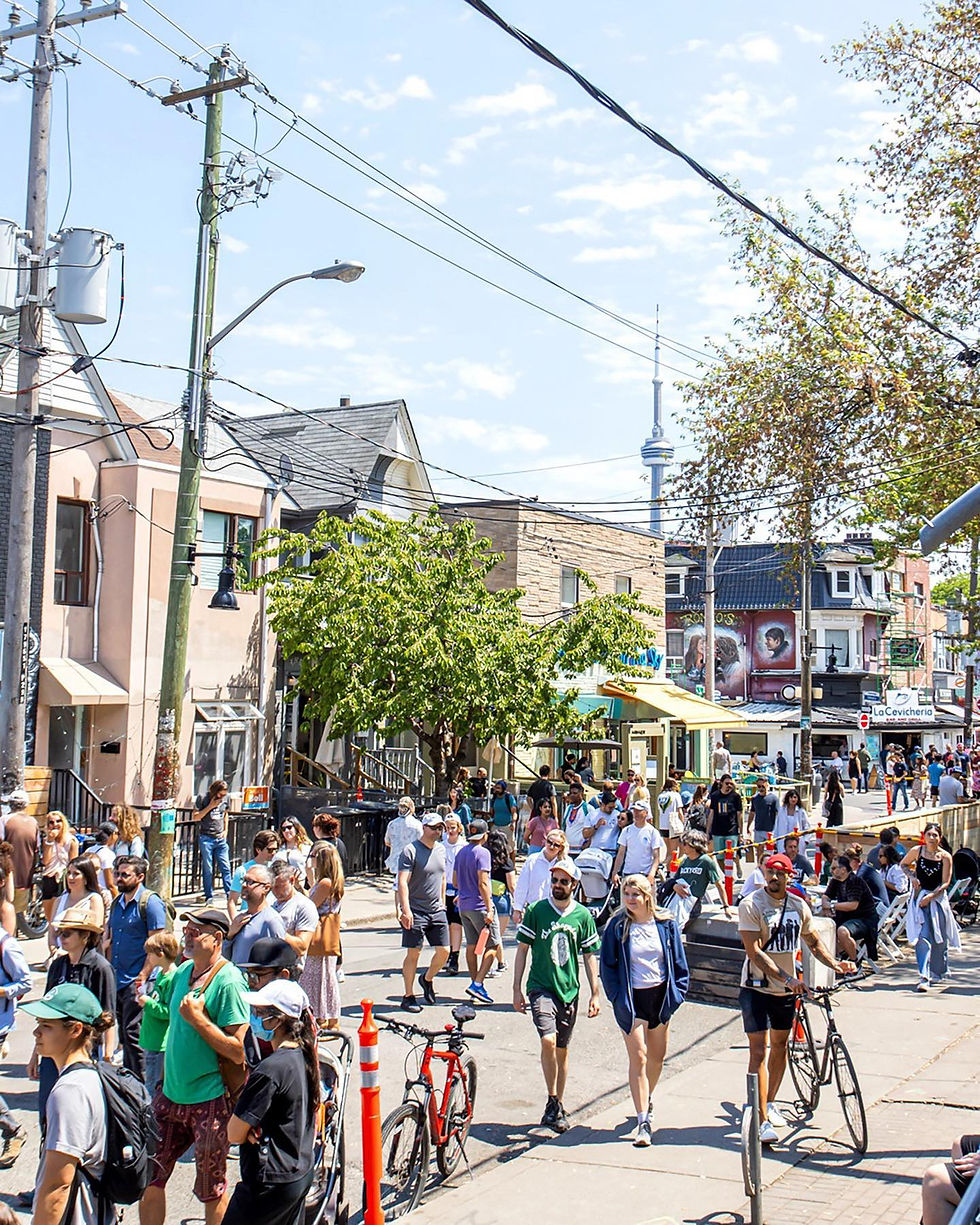 Pedestrian Sundays in Kensington Market