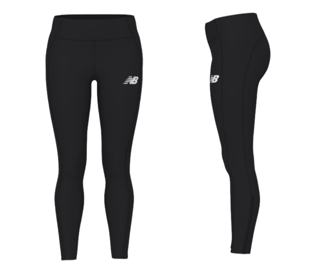 Women's Black Athletic New Balance Leggings