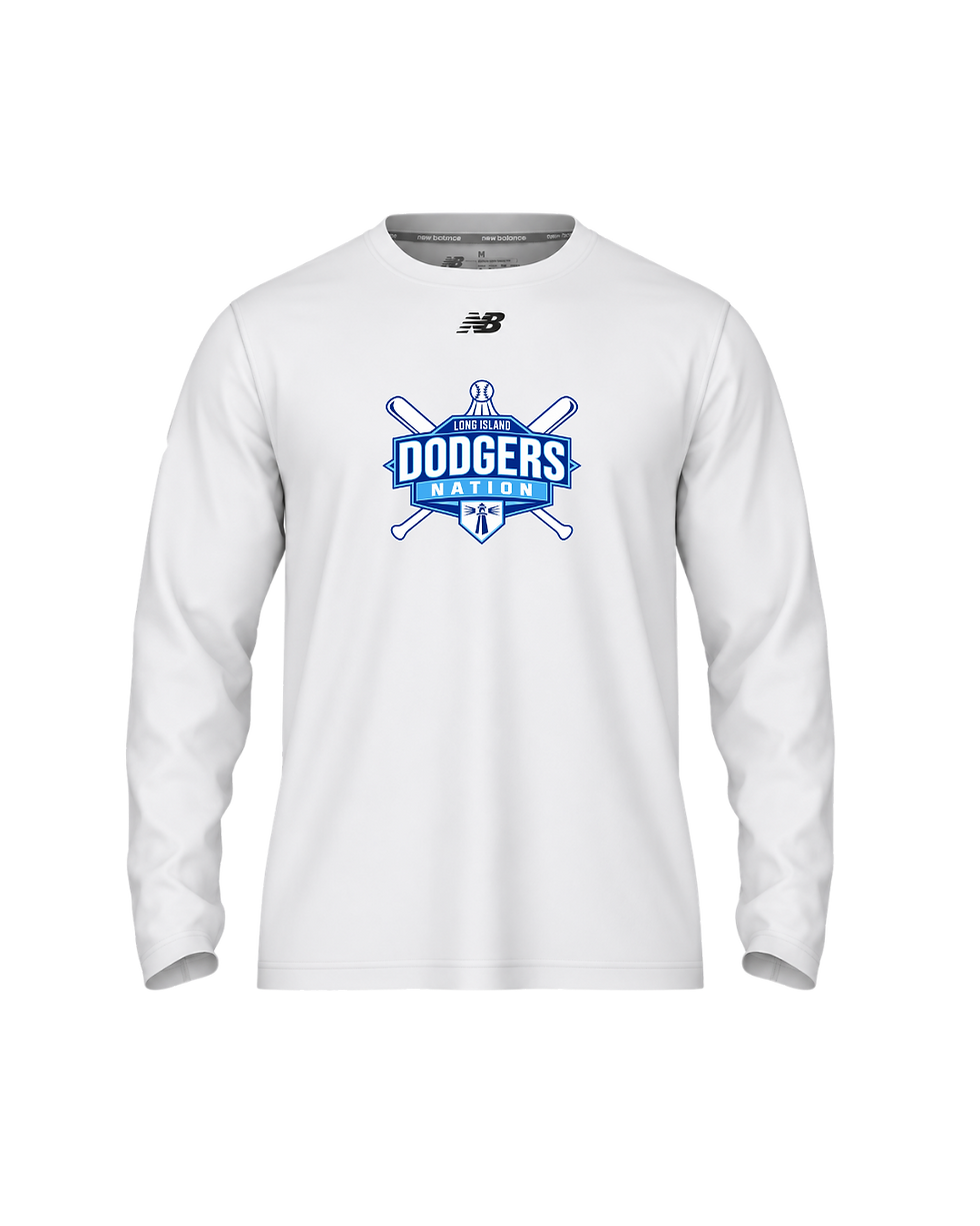 Thumbnail: Dodgers Nation Activate Tech Long Sleeve Shirt (Logo 1)