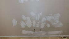 improper drywall repair