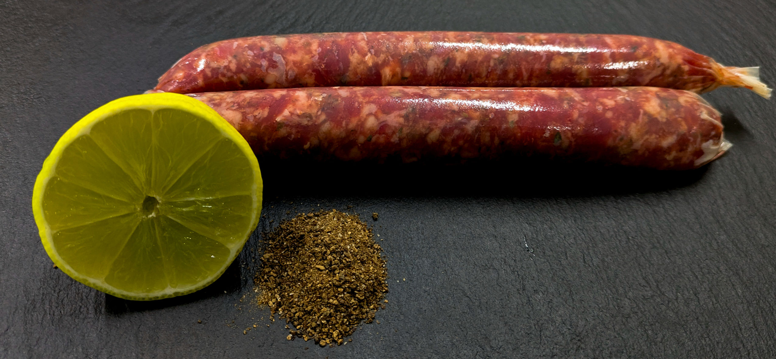 Beef and Black Lime Sausages