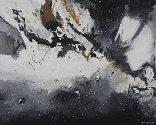 Cosmos & Lumière Œuvre d’Aline Pouget illustrant la série Cosmos & Lumière