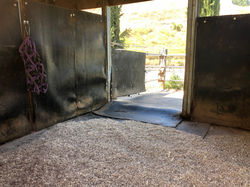 Box stall with small run
