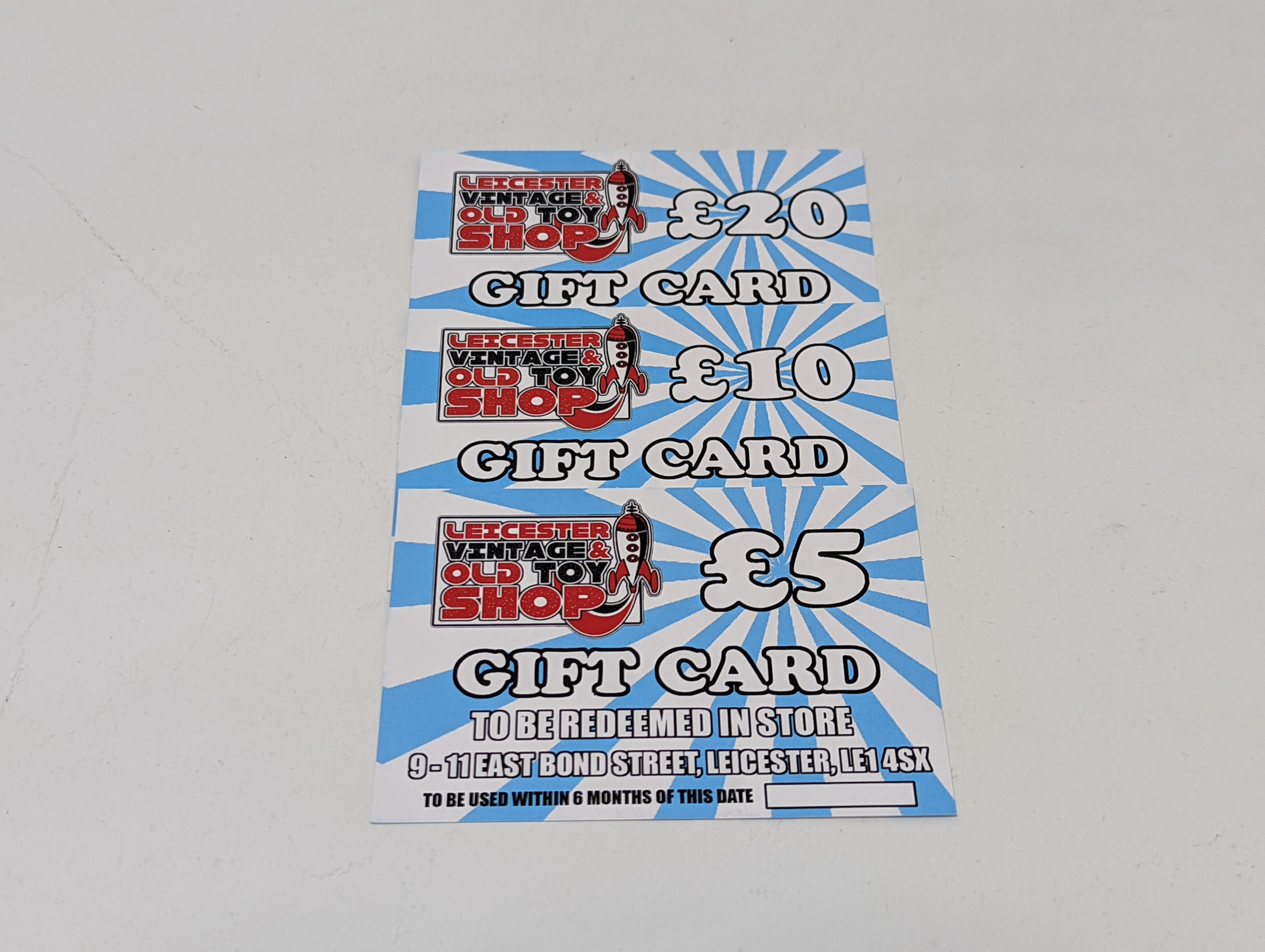 Leicester vintage Gift Cards