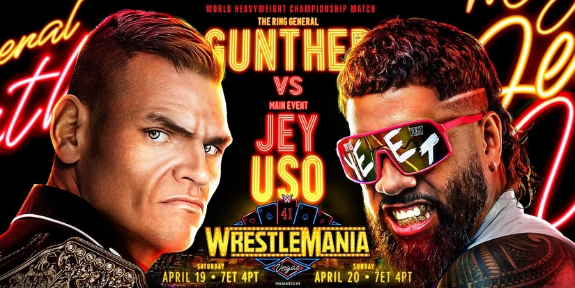 WrestleMania 41: Vegas Promotional Poster