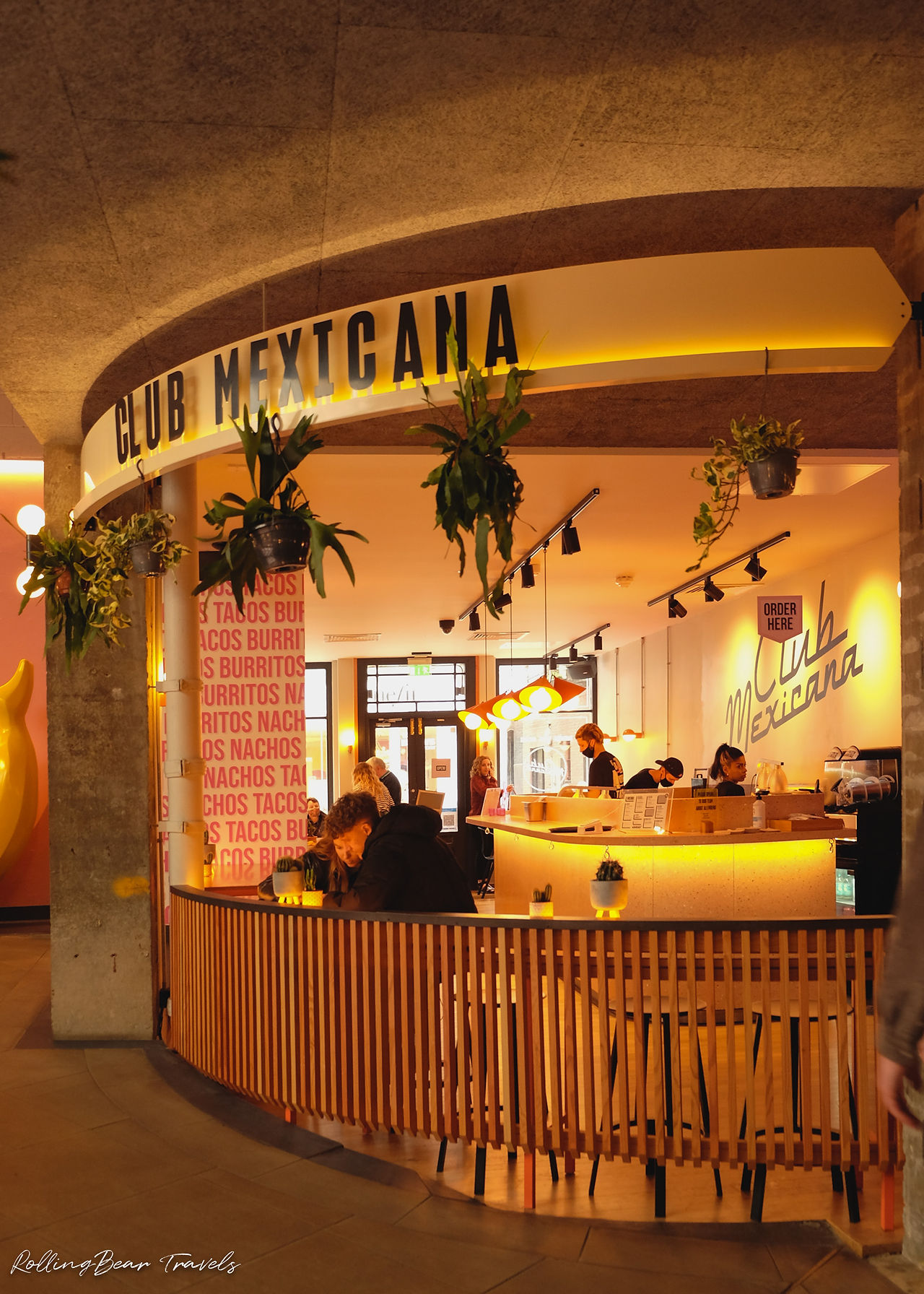 Club Mexicana, Seven Dials Market interior photography | RollingBear Travels