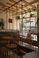 Boxcar Baker & Deli interiors and cafe ambience, London | RollingBear Travels