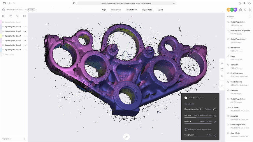 Artec studio 3d scanning software