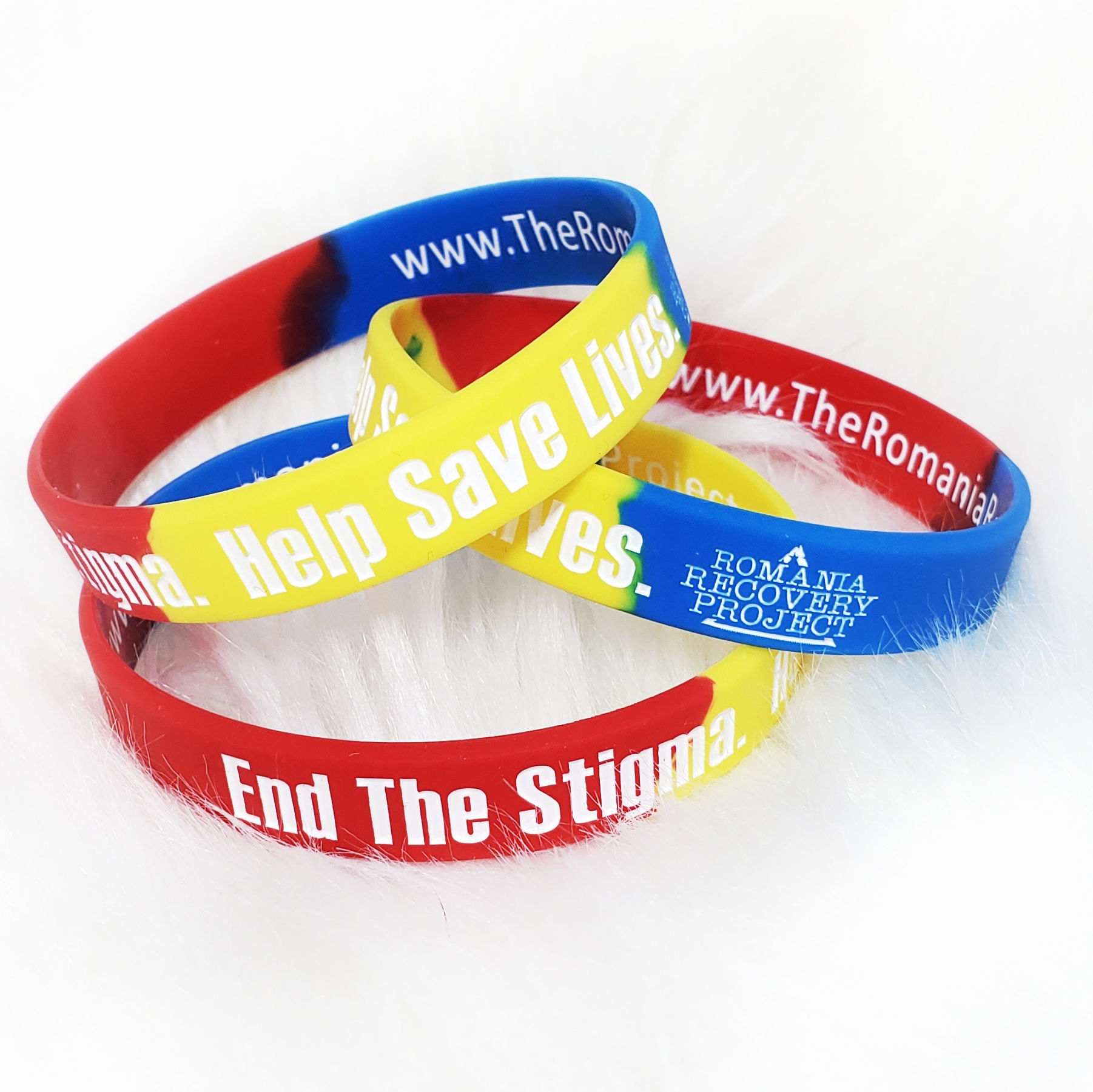 The Romania Recovery Project Ink Injected Wristbands