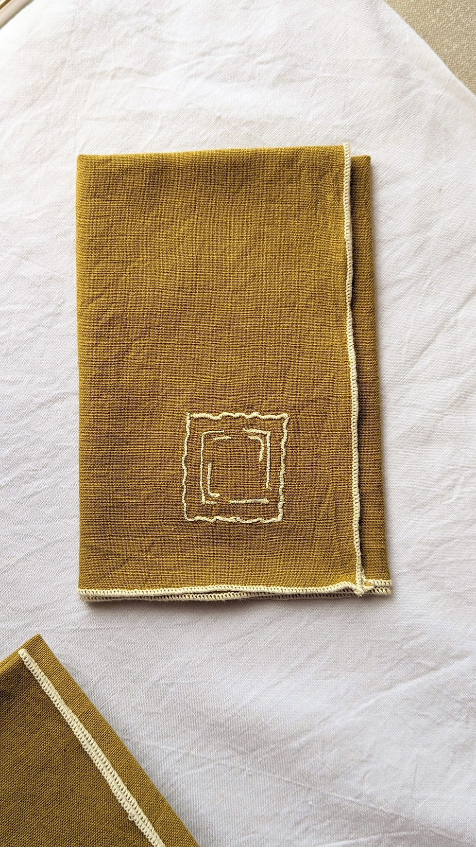 Thumbnail: Set of 2 Embroidered Pasta Napkins