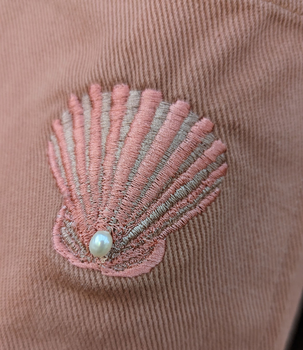 Thumbnail: Custom Embroidered Workwear Jacket in Peach