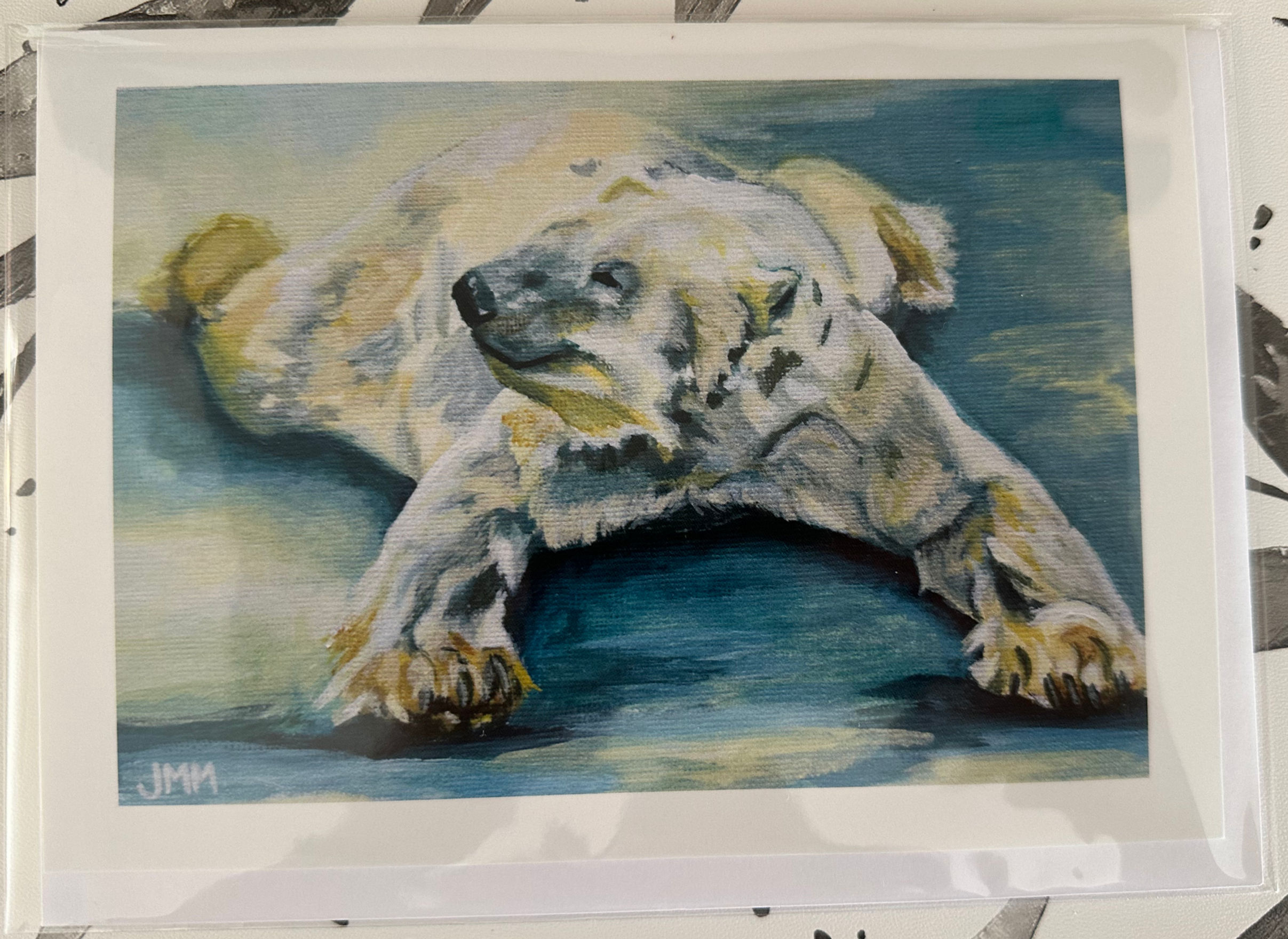Cooling Off Greeting Card