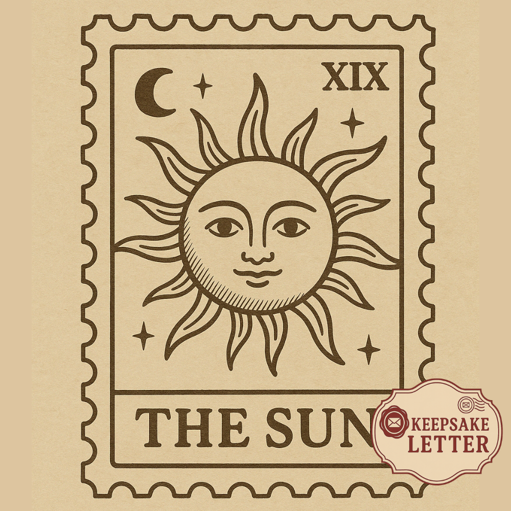 Posted tarot reading — personalised keepsake tarot letter, printed and mailed