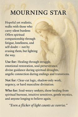 Angel Tarot Mourning Star