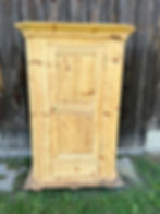 Schrank sandgestrahlt