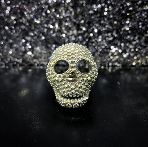 diamond skull ring